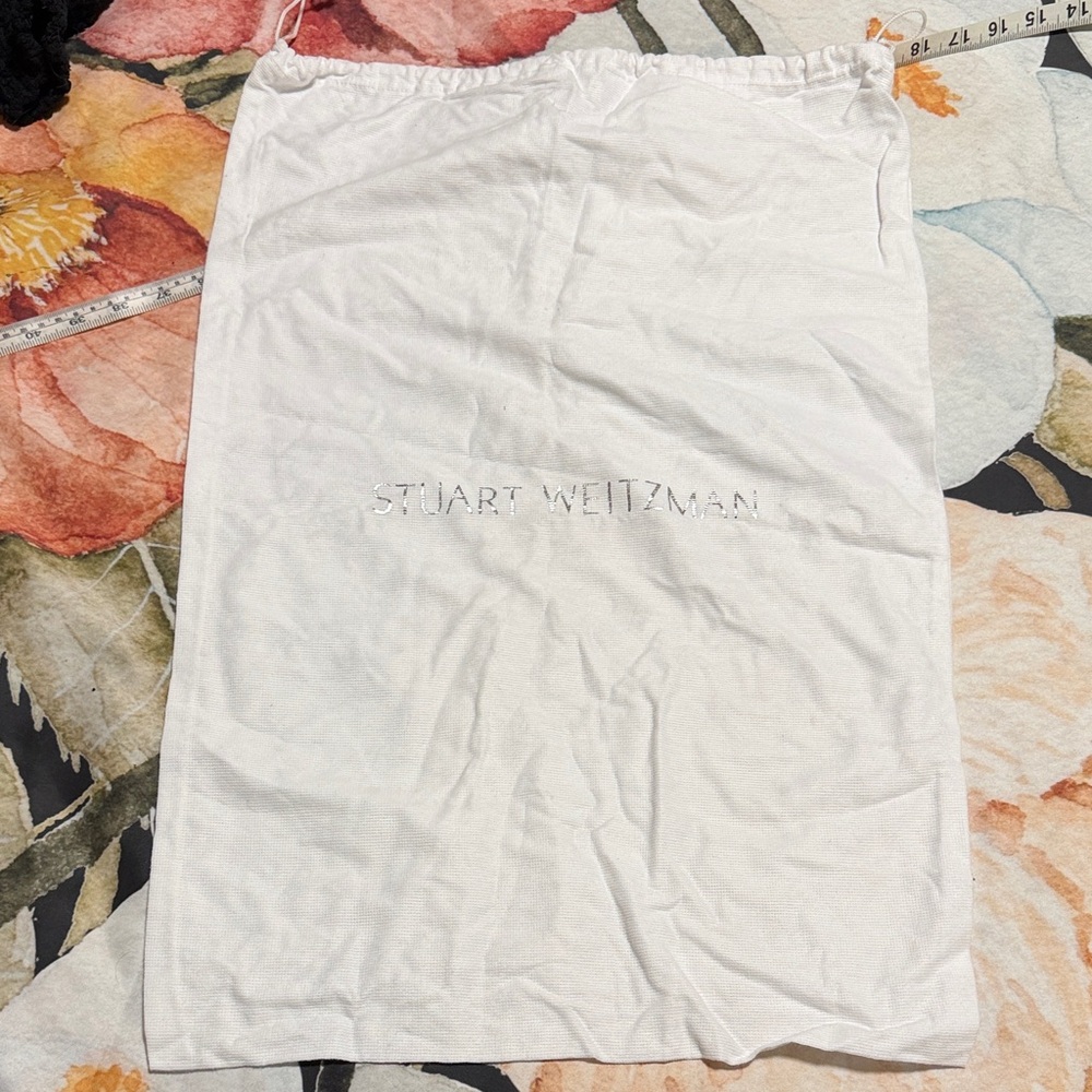 Stuart Weitzman White Dust Bag